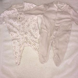 2 pack Early Days Footie PJs newborn